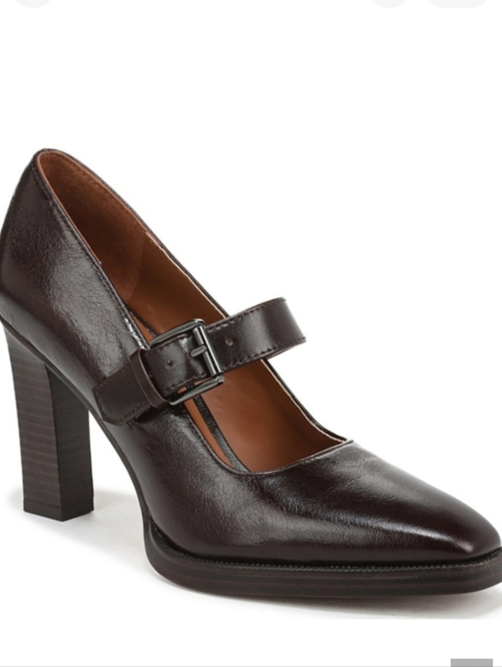 FRANCO SARTO SHALONA SQUARE TOE LEATHER MARY JANE SIZE 10 NIB